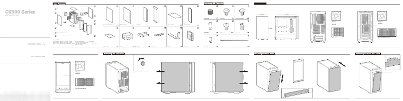 Image de la première page du manuel de l'appareil CK500