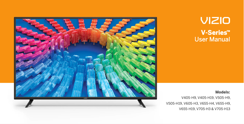 Page 1 de la notice Manuel utilisateur VIZIO V705-H13