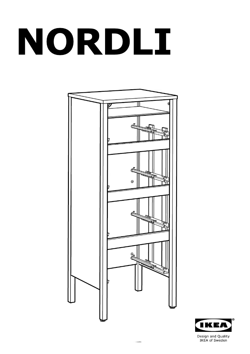 Image de la première page du manuel de l'appareil NORDLI (48x40x125)