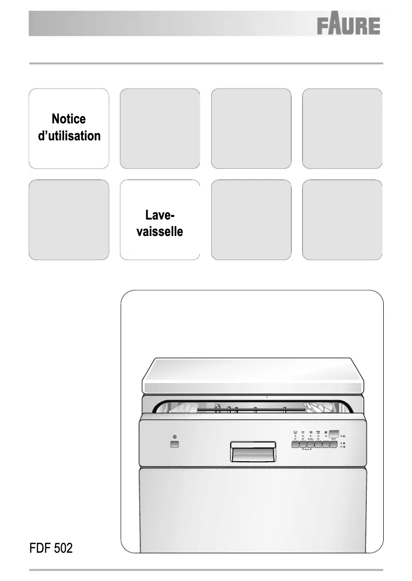 Page n°1 - Manuel utilisateur Faure FDF502