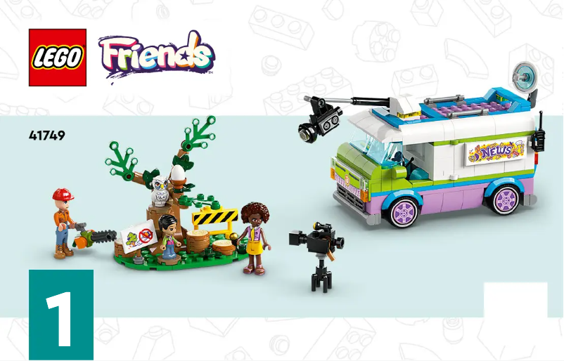 Page 1 de la notice Manuel utilisateur Lego Friends 41749