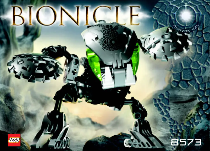 Page 1 de la notice Manuel utilisateur Lego Bionicle 8573