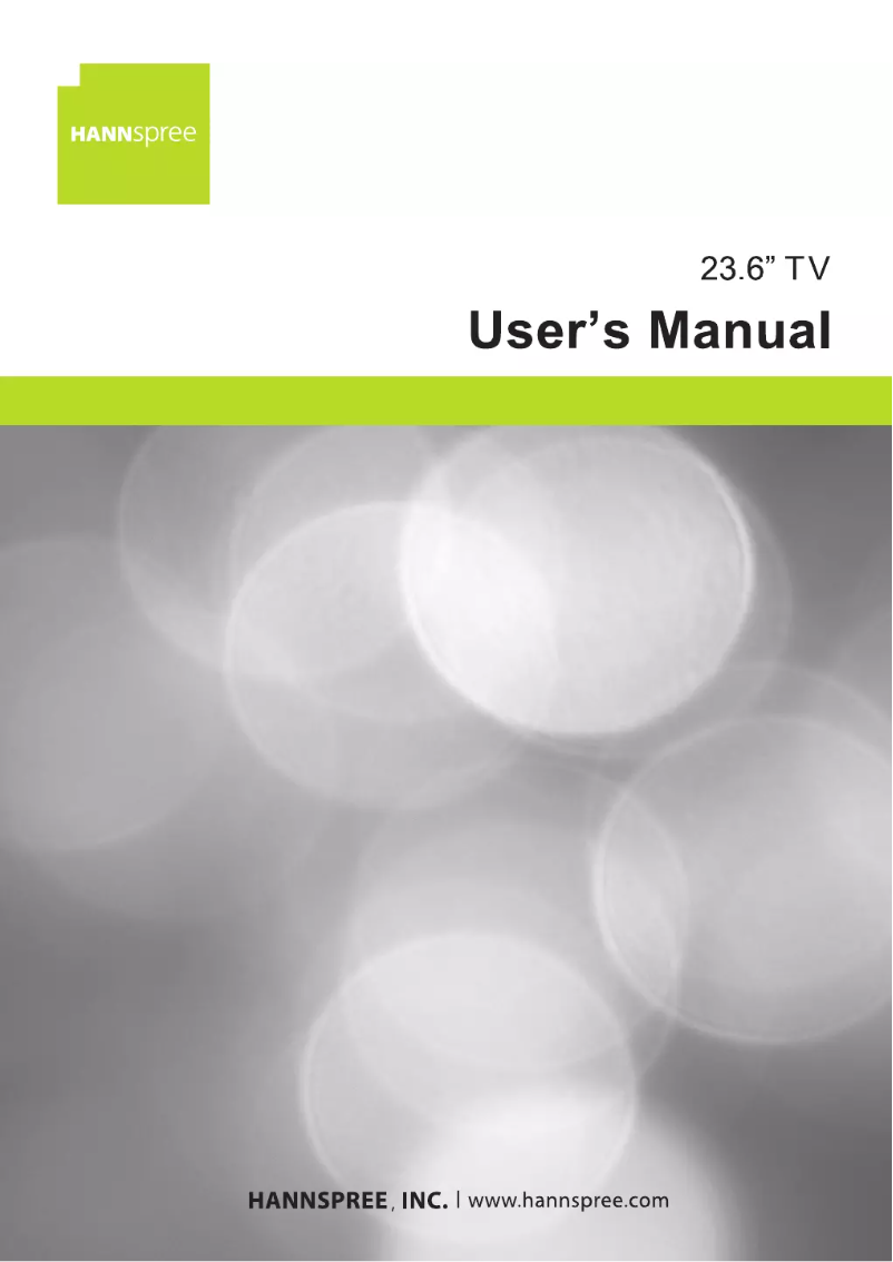Page 1 de la notice Manuel utilisateur Hannspree ST24