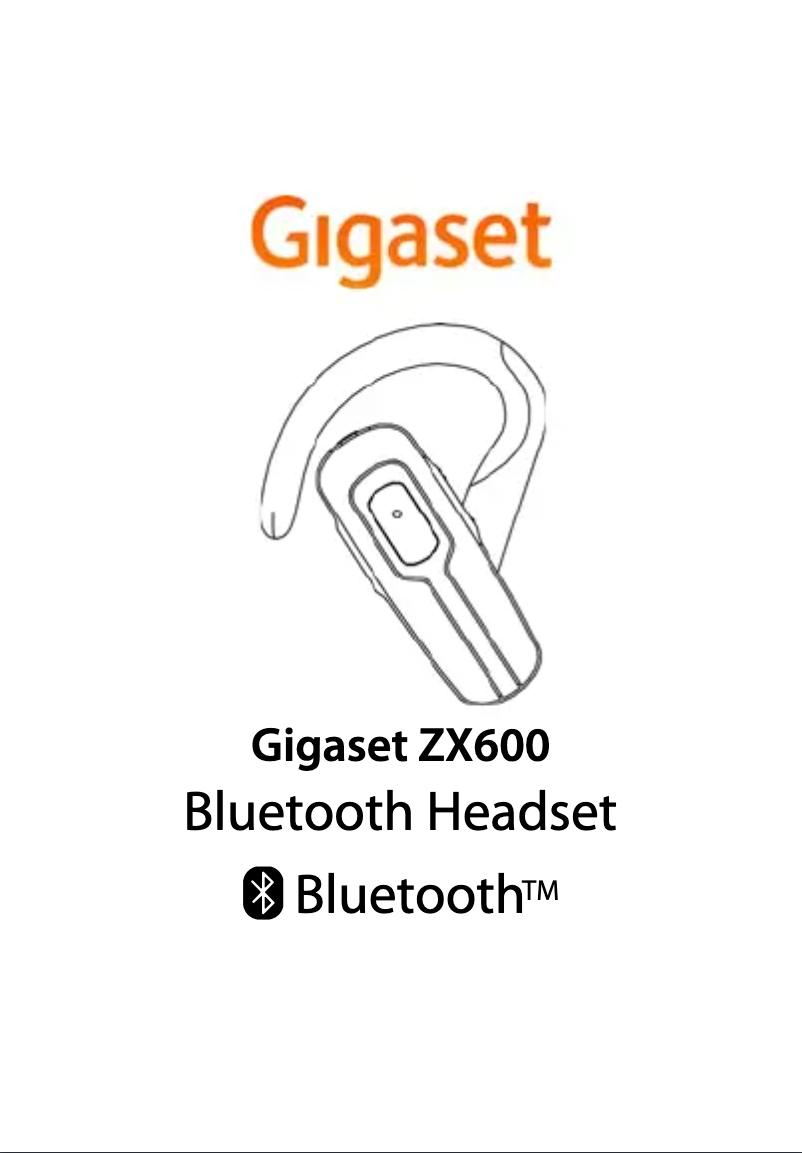 Image de la première page du manuel de l'appareil ZX600