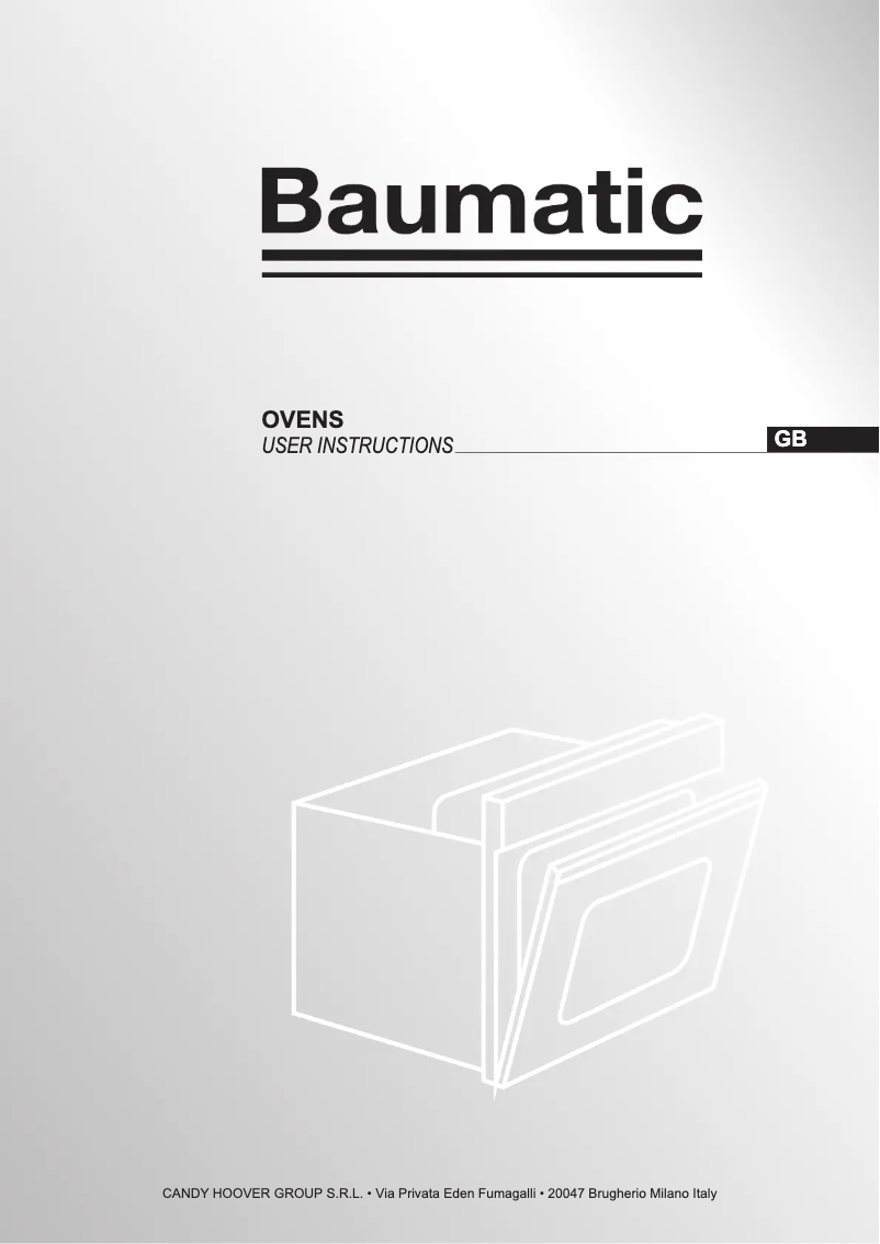 Page 1 de la notice Manuel utilisateur Baumatic BOFM604B
