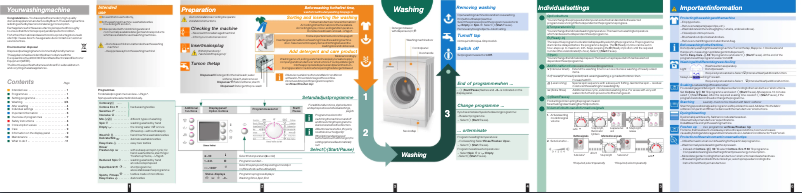 Page n°1 - Manuel utilisateur Bosch WLX 20461