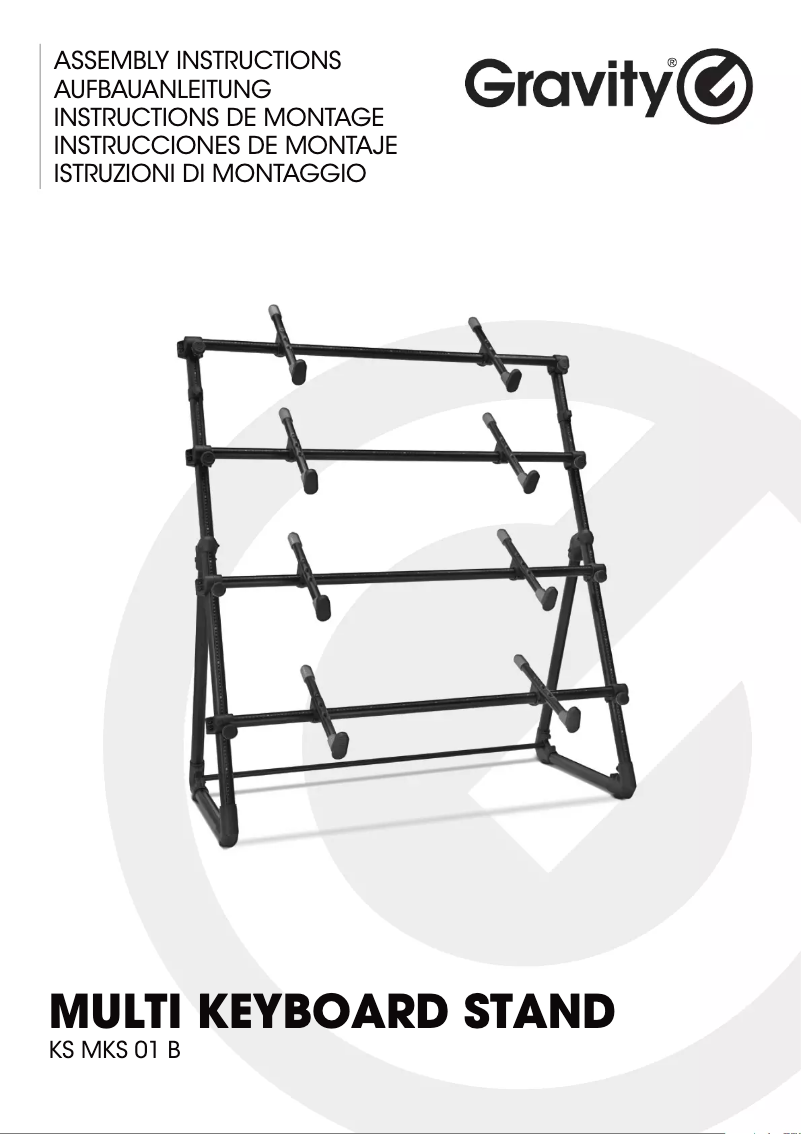 Page n°1 - Manuel utilisateur Gravity KS MKS 01 B