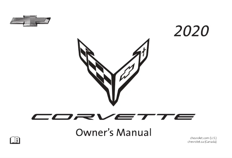 Image de la première page du manuel de l'appareil Corvette Stingray (2020)