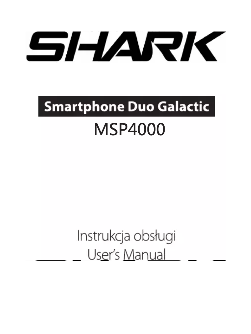 Page n°1 - Manuel utilisateur Manta MSP4000