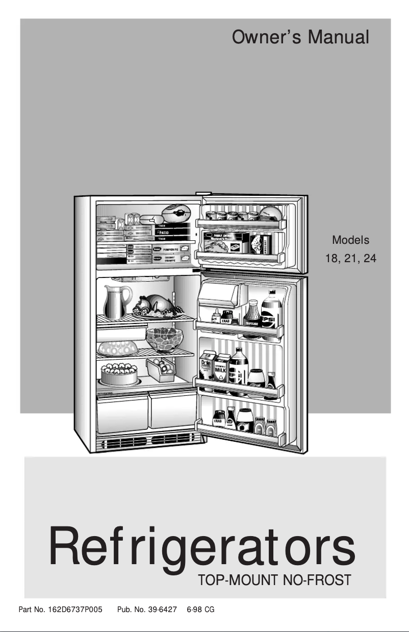 Page 1 of the manual Use and Maintenance Manual RCA MTX21DIBAA