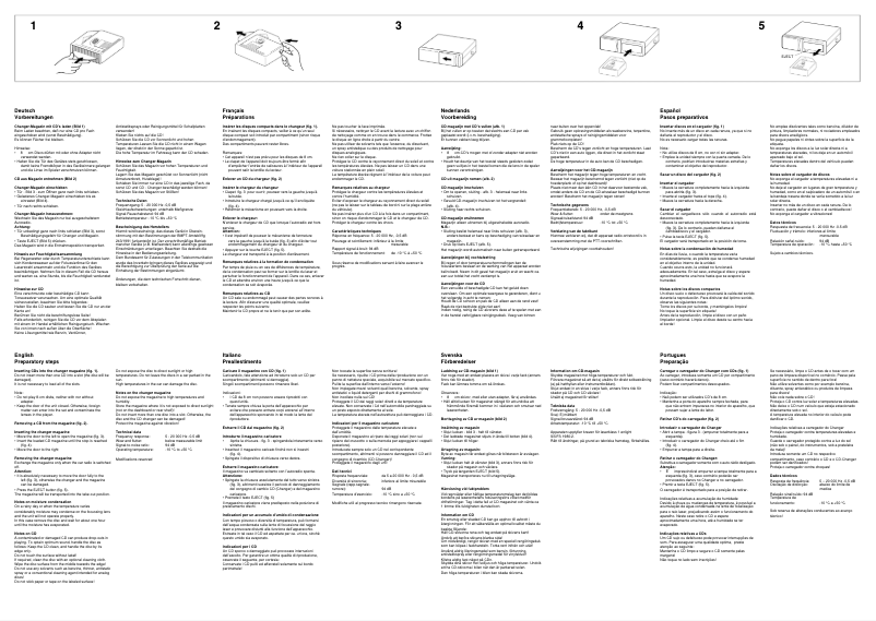 Page 1 de la notice Manuel utilisateur Blaupunkt CDC A04