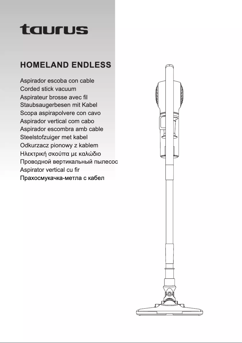 Page 1 de la notice Manuel utilisateur Taurus Homeland Endless
