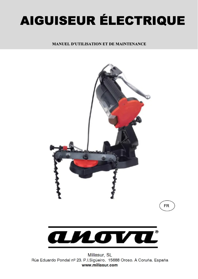 Página 1 del manual Manual de usuario Anova AF1331