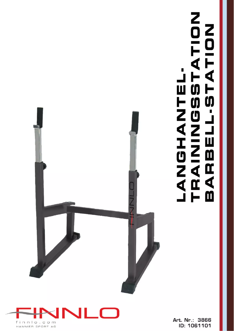 Page 1 de la notice Manuel utilisateur Finnlo Halterstation