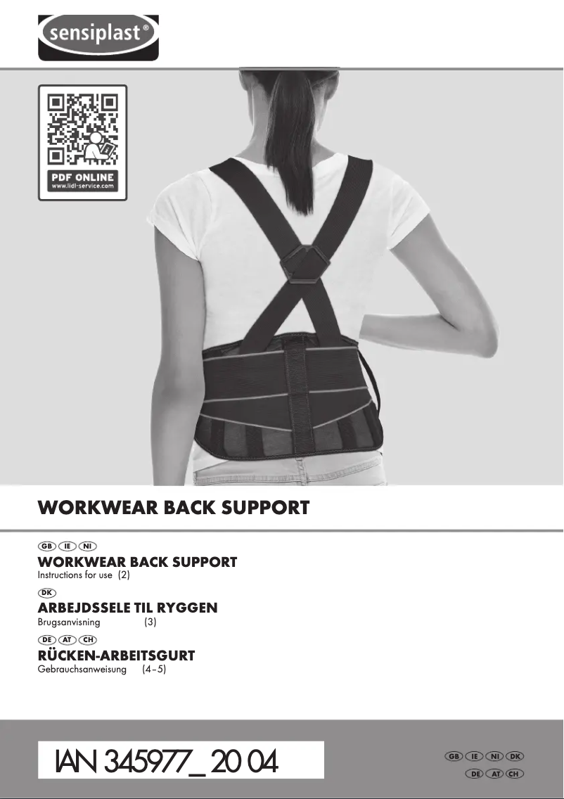 Image de la première page du manuel de l'appareil IAN 345977