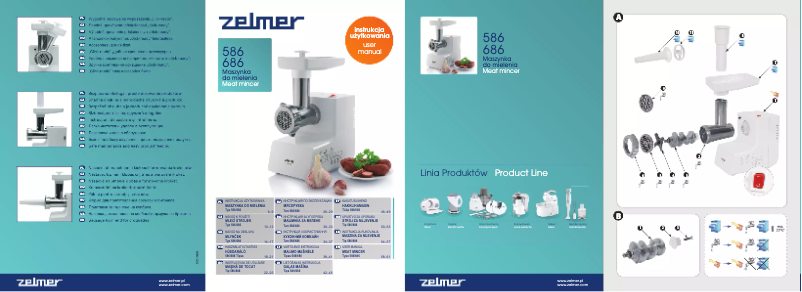 Page 1 de la notice Manuel utilisateur Zelmer 686