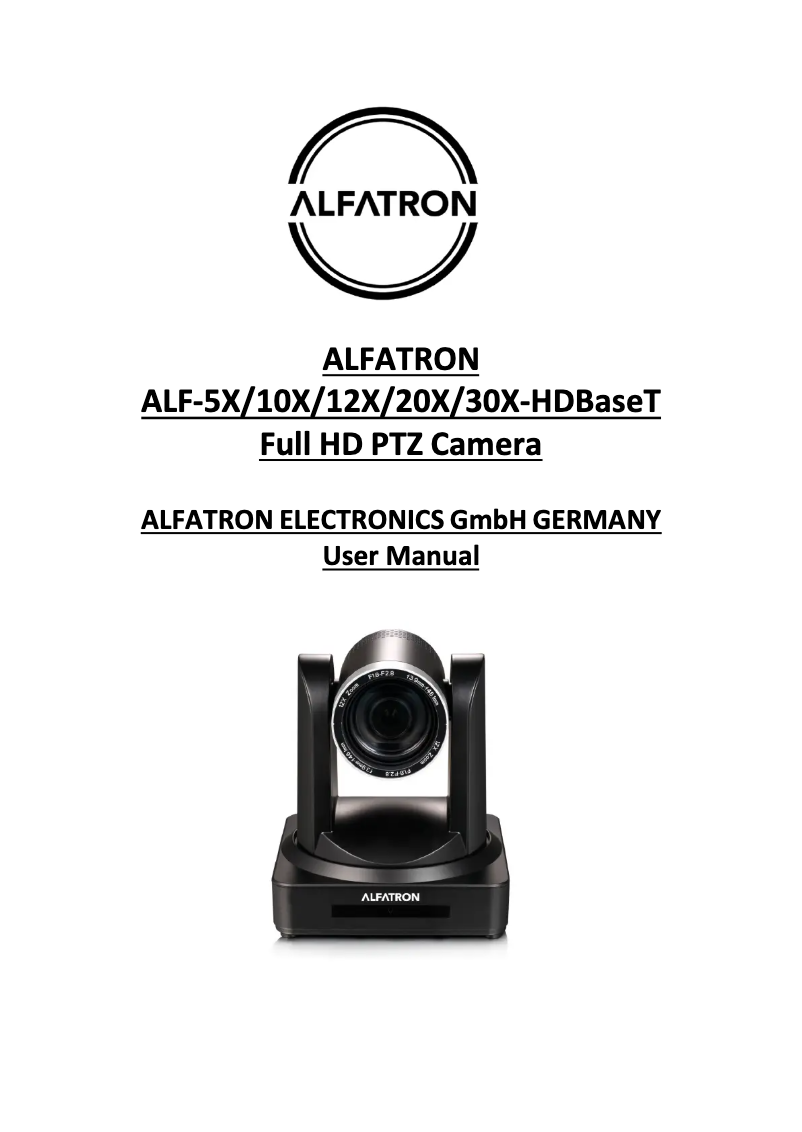 Page 1 de la notice Manuel utilisateur Alfatron ALF-30X-HDBASET