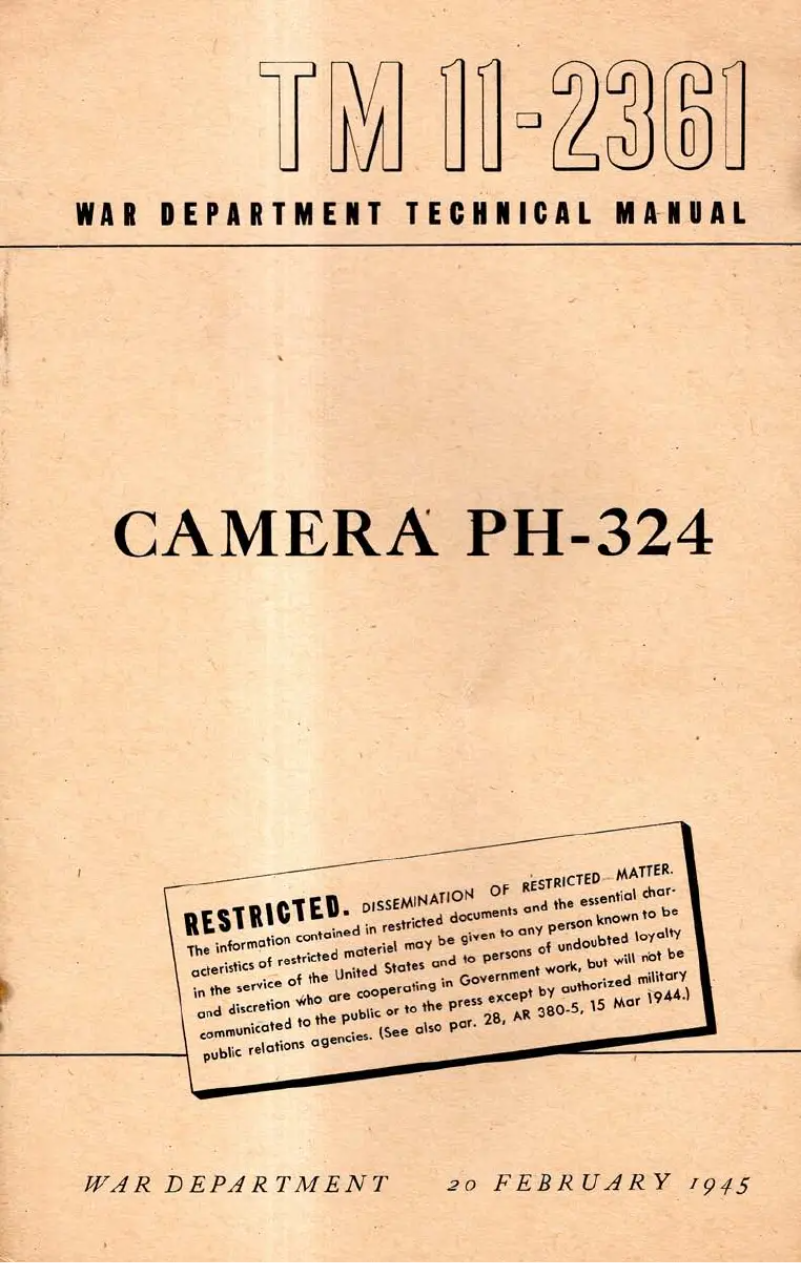 Page n°1 - Manuel utilisateur Kodak PH-324