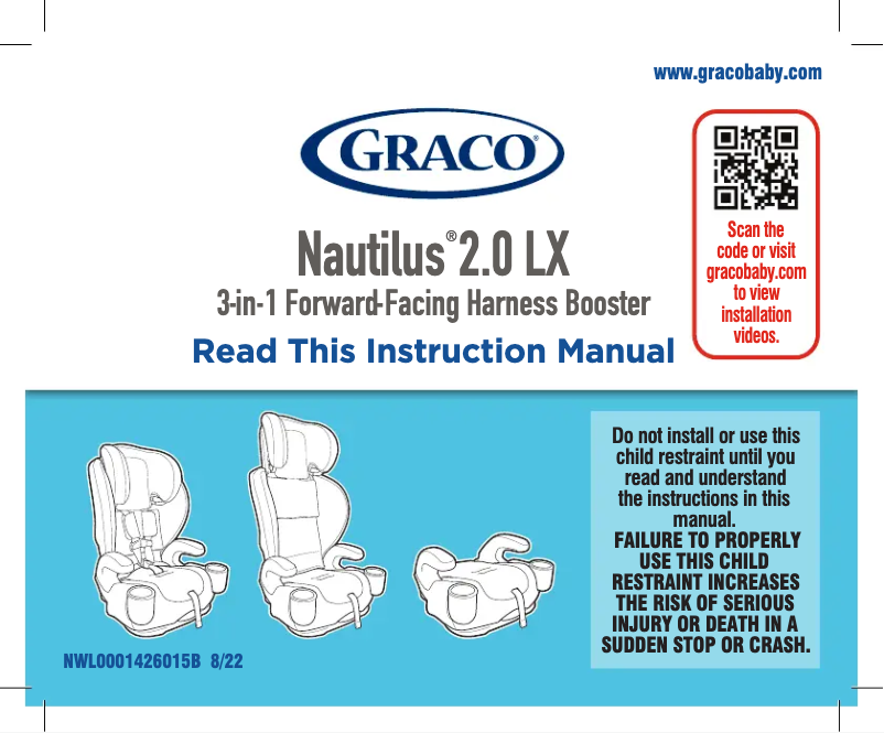 Page n°1 - Manuel utilisateur Graco Nautilus 2.0 LX