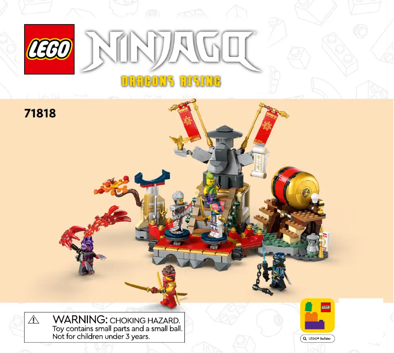 Image de la première page du manuel de l'appareil Ninjago 71818