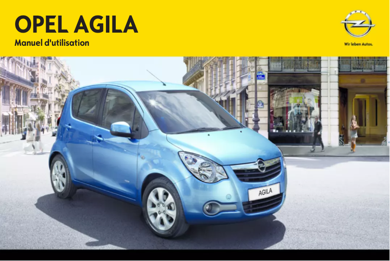Page 1 de la notice Manuel utilisateur Opel Agila (2012)