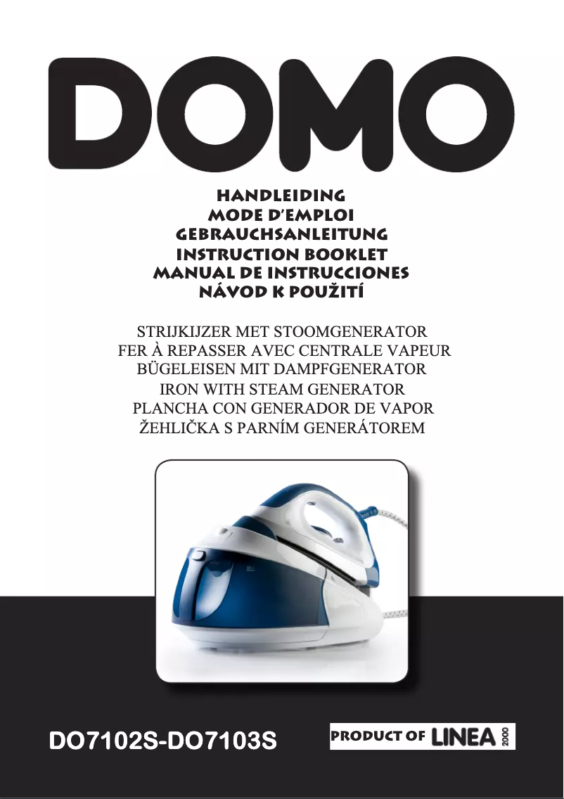 Image de la première page du manuel de l'appareil DO7102S