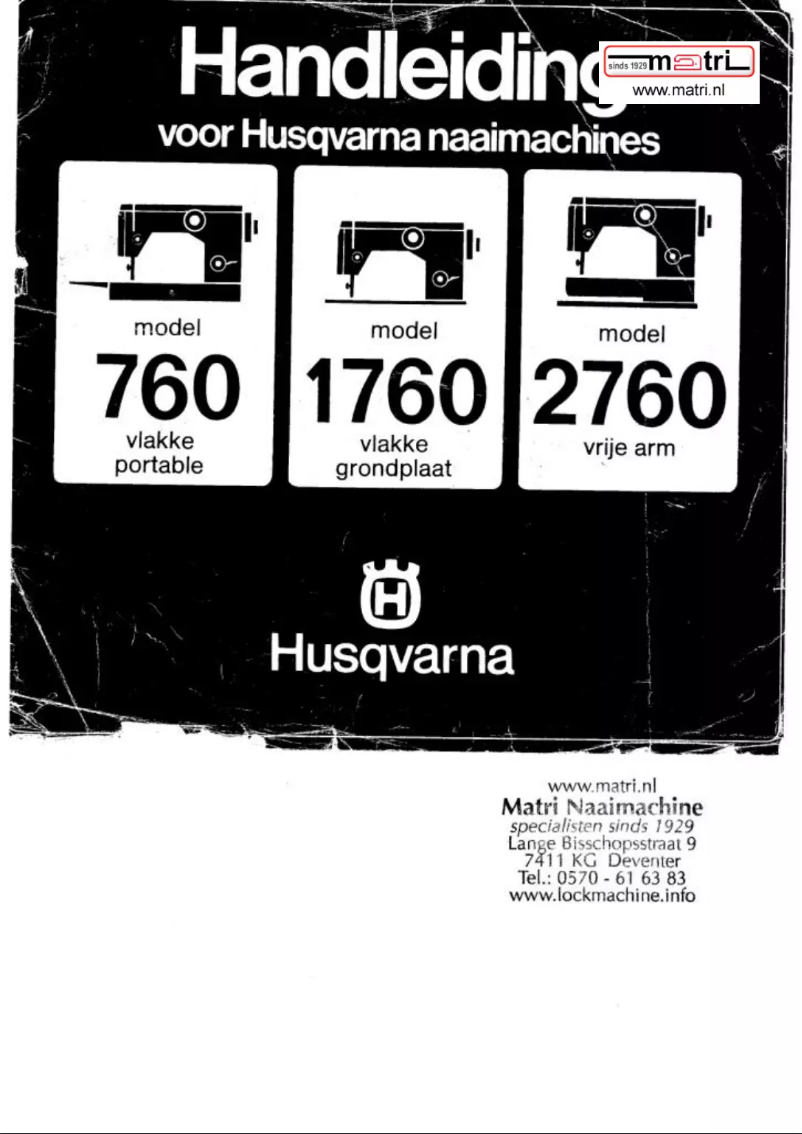 Page n°1 - Manuel utilisateur Husqvarna 2760