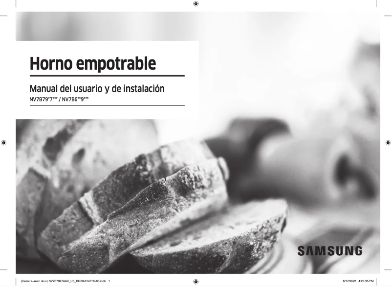 Página 1 del manual Manual de usuario Samsung NV7B7997AAK