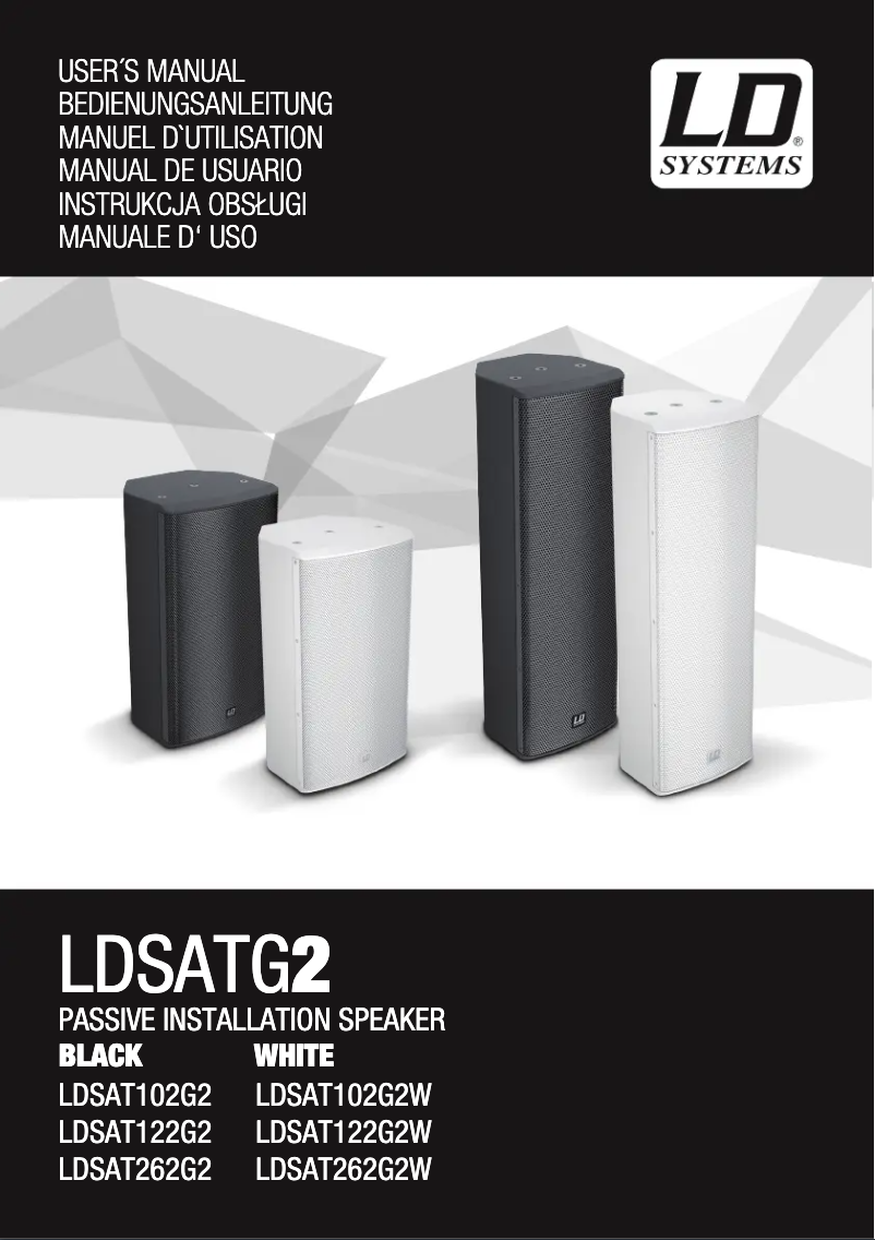 Página 1 del manual Manual de usuario LD Systems SAT 122 G2