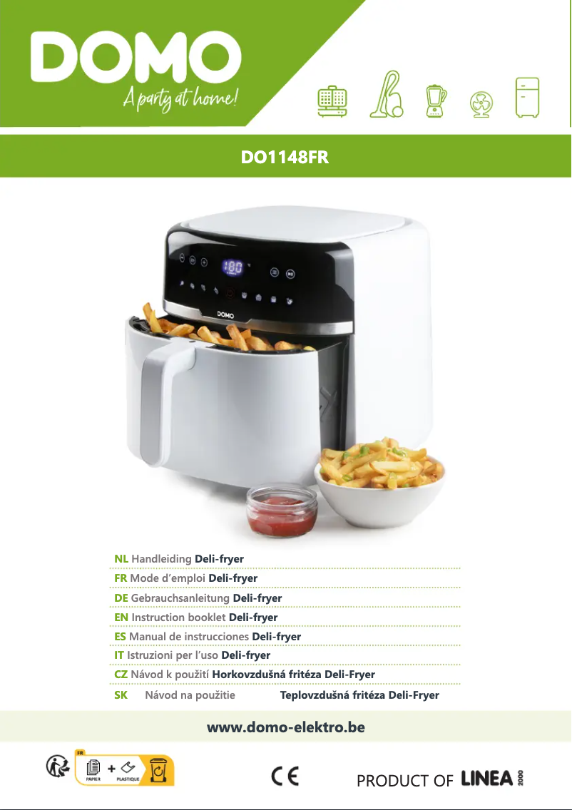 Page n°1 - Manuel utilisateur Domo DO1148FR