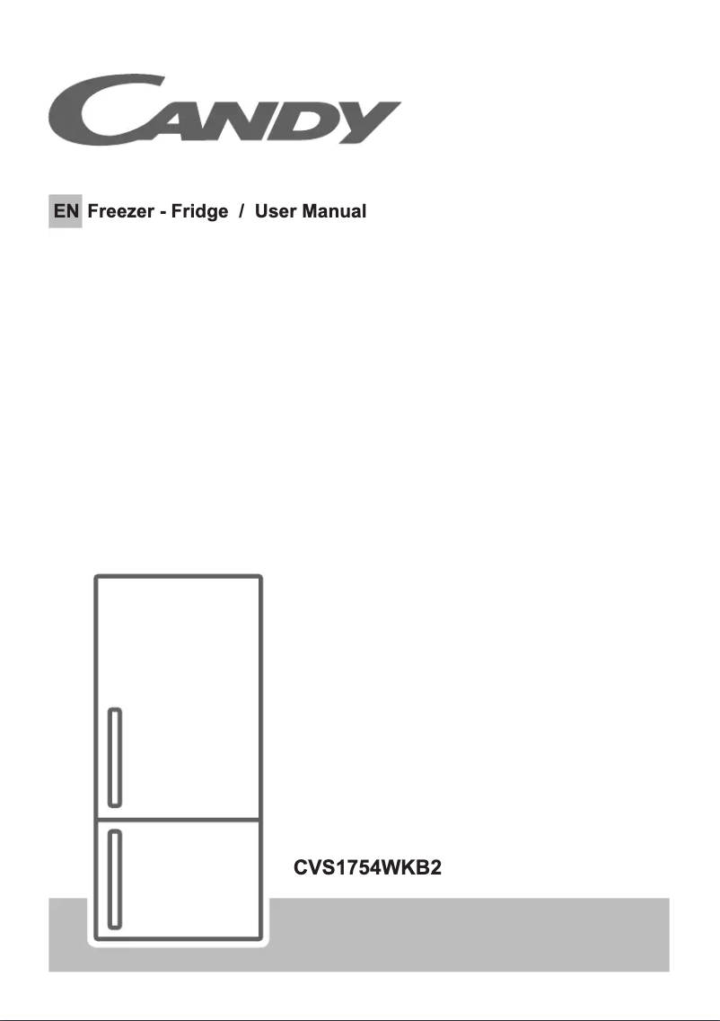 Page n°1 - Manuel utilisateur Candy CVS1754WKB2