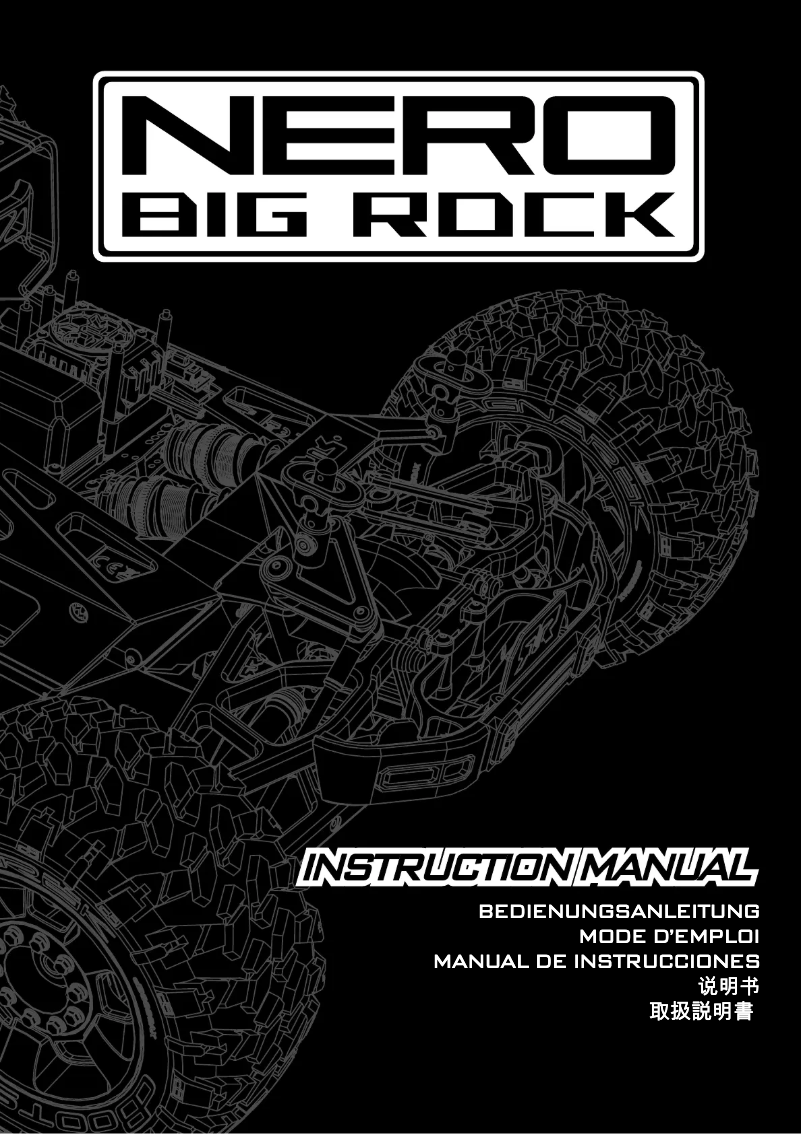 Image de la première page du manuel de l'appareil NERO BIG ROCK 6S BLX