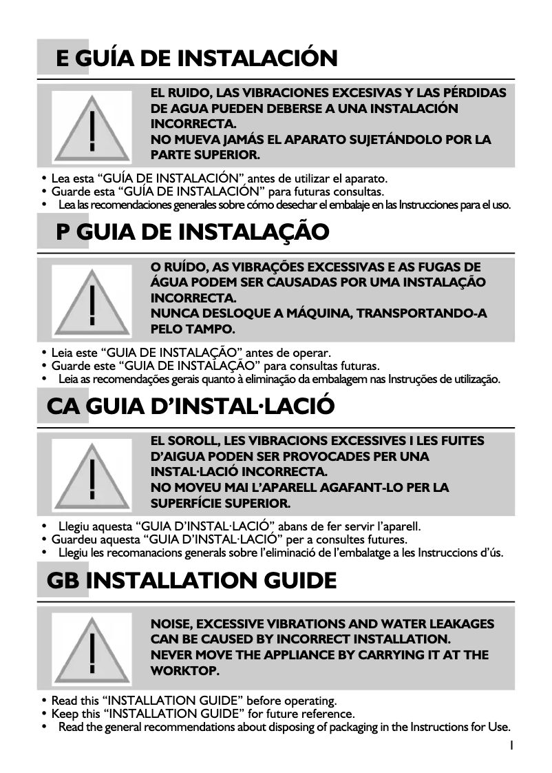 Image de la première page du manuel de l'appareil AWP 7100 SL