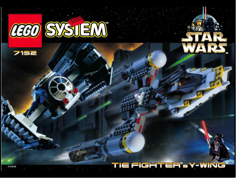 Image de la première page du manuel de l'appareil SYSTEM Y-WING FIGHTER TM