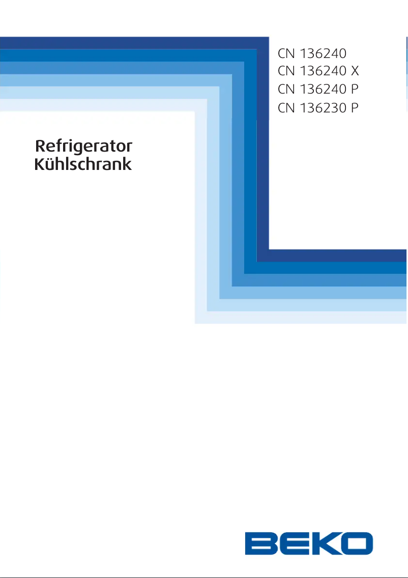 Image de la première page du manuel de l'appareil CN 136230 P