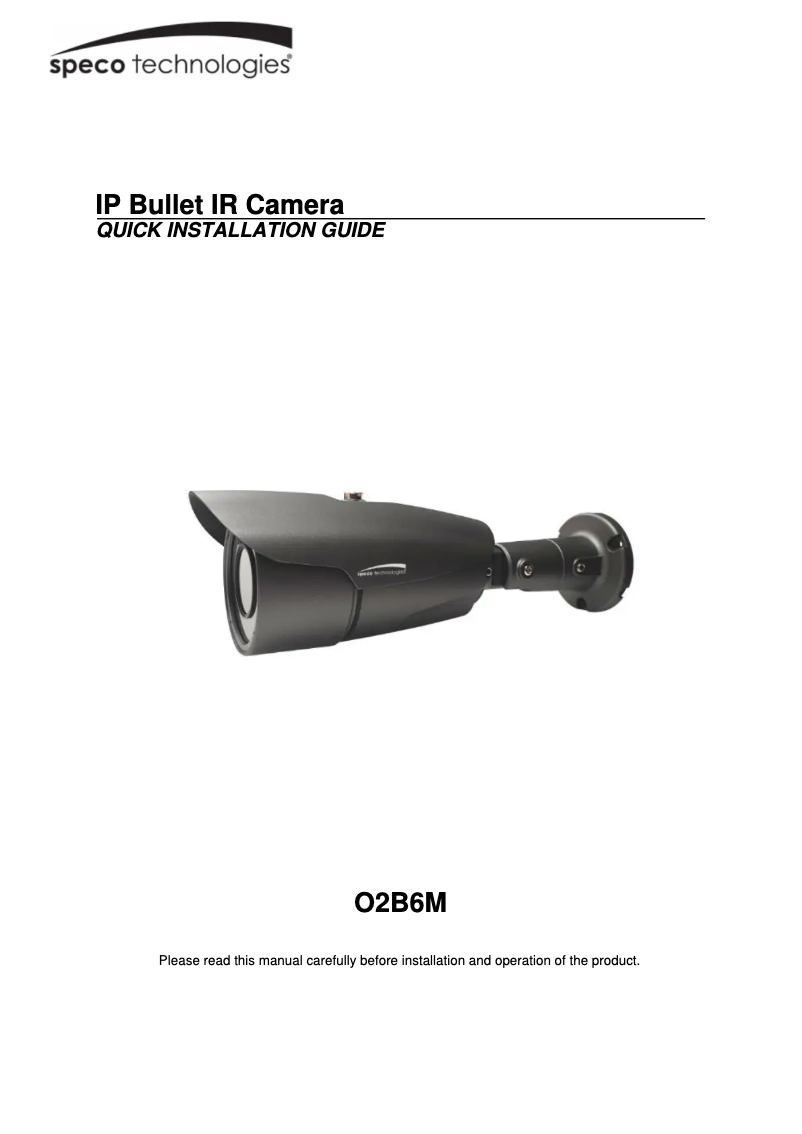 Imagen de la primera página del manual del dispositivo O2B6M