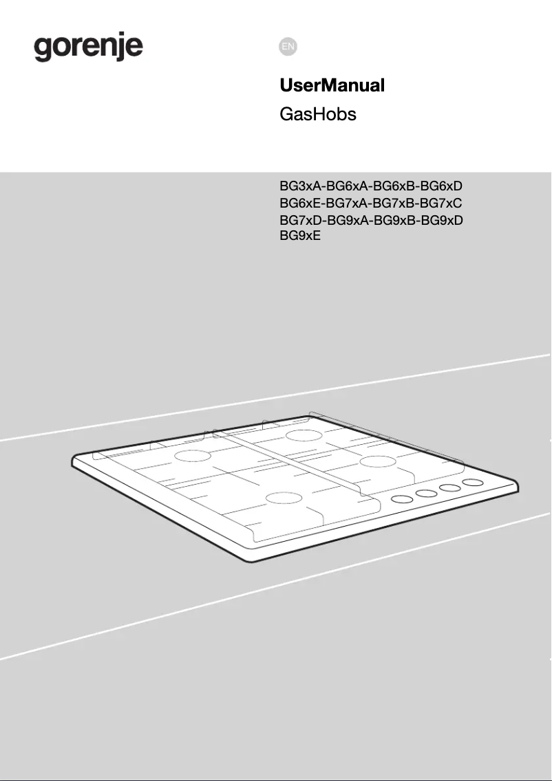 Page n°1 - Manuel utilisateur Gorenje G642ABX