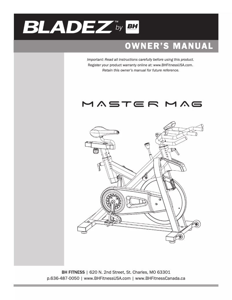 Página 1 del manual Manual de usuario Bladez Master Mag