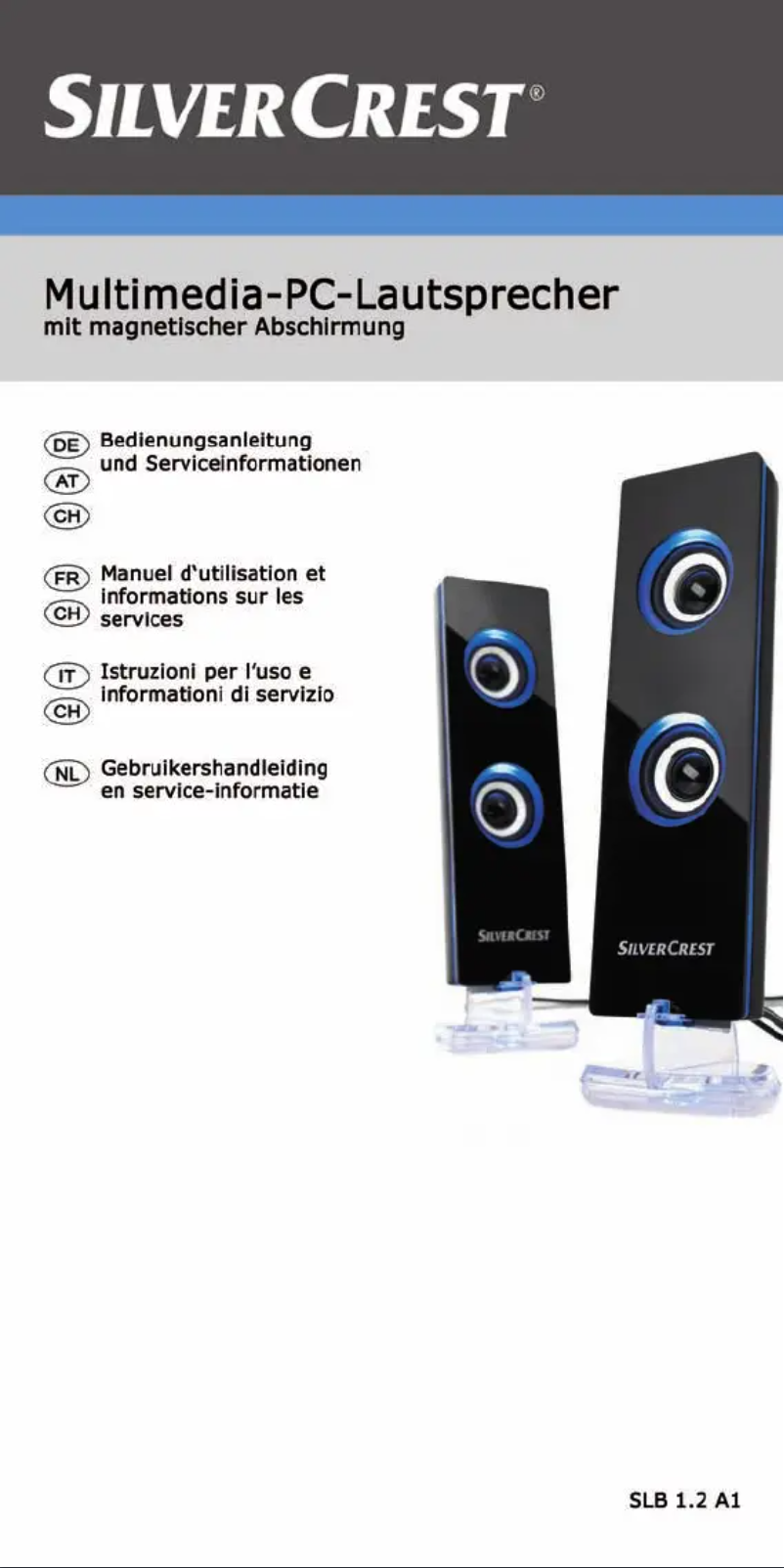 Page n°1 - Manuel utilisateur SilverCrest SLB 1.2 A1