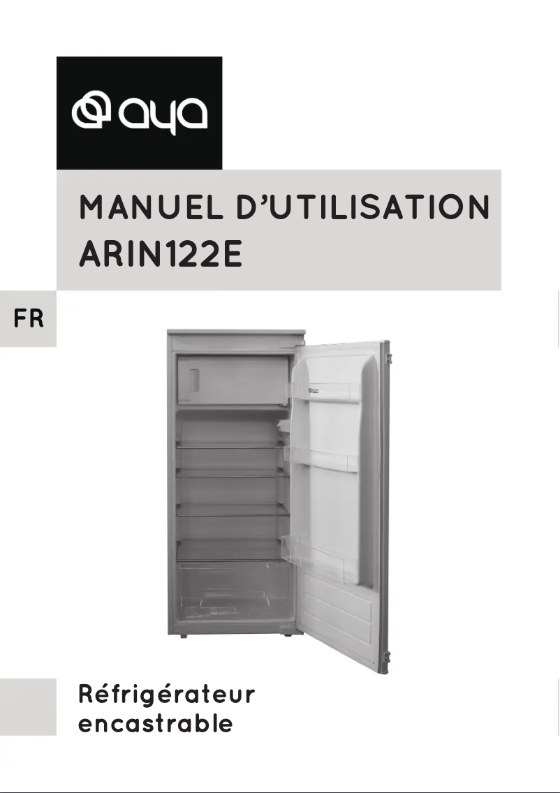 Page n°1 - Manuel utilisateur AYA ARIN122E