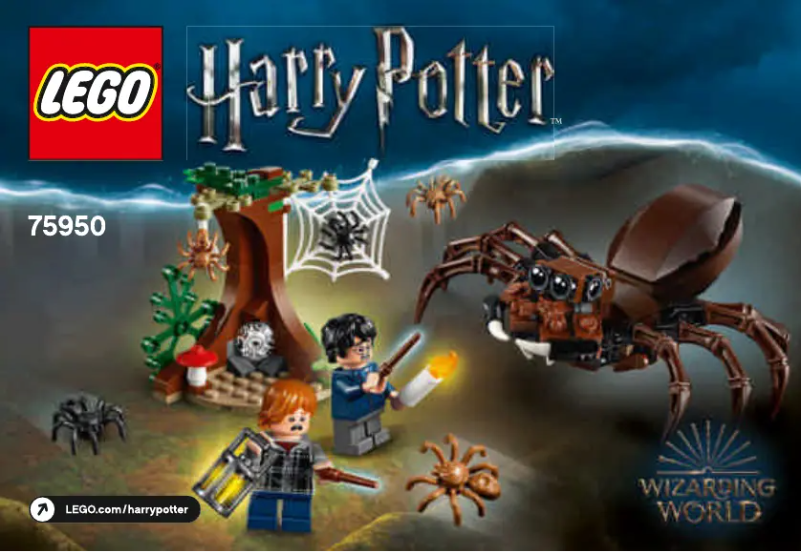 Page 1 de la notice Consignes visuelles Lego Harry Potter 75950