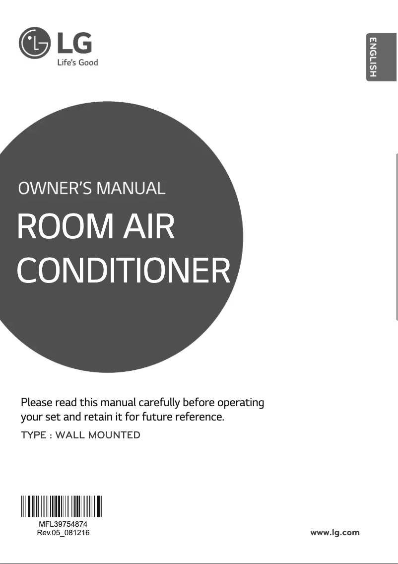 Page 1 of the manual User Manual LG JSNQ24APXD