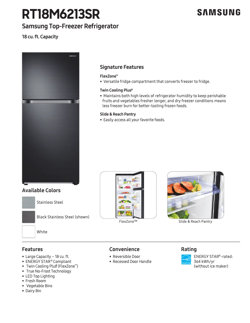 Image de la première page du manuel de l'appareil RT18M6213