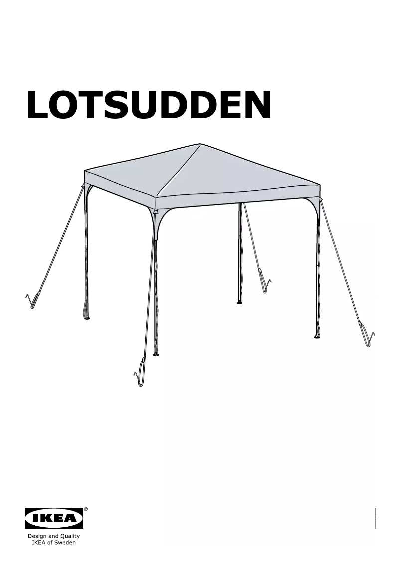 Image de la première page du manuel de l'appareil Lotshudden