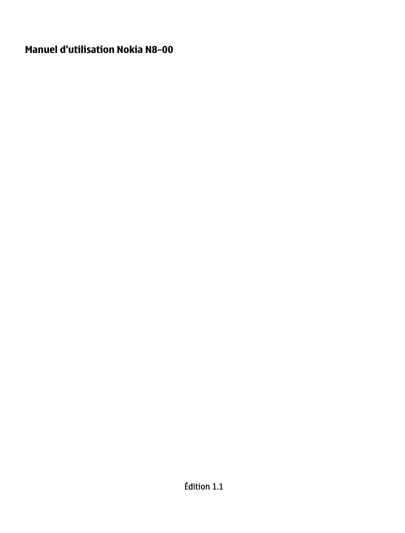 Imagen de la primera página del manual del dispositivo N8