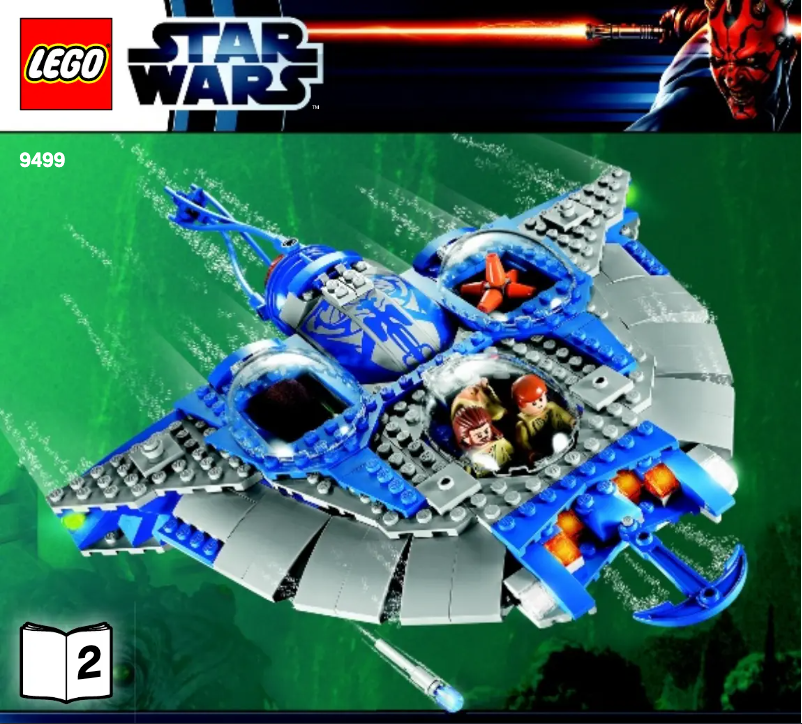 Page 1 de la notice Manuel utilisateur Lego Star Wars 9499