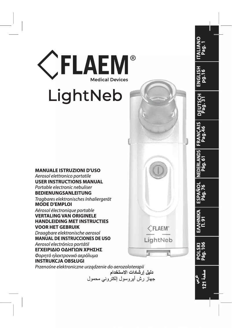Page n°1 - Manuel utilisateur Flaem LightNeb MF32E00