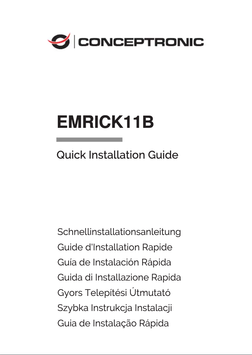 Image de la première page du manuel de l'appareil EMRICK11B
