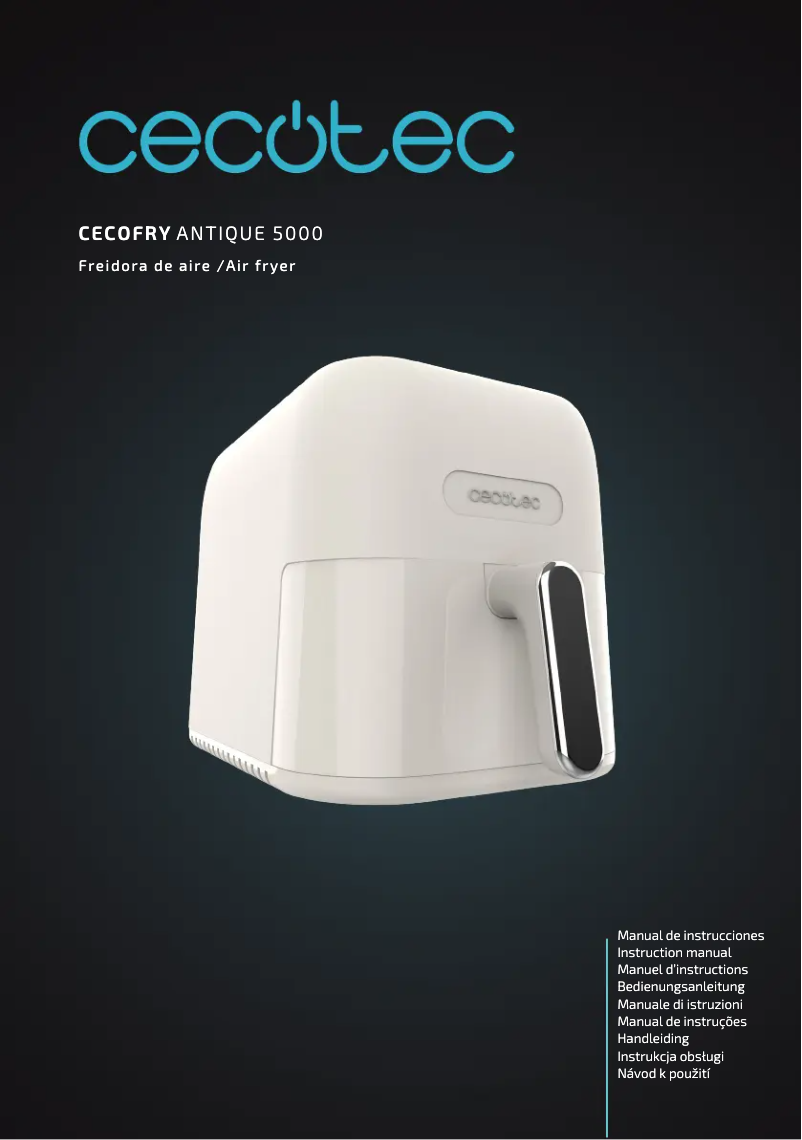 Page n°1 - Manuel utilisateur Cecotec Cecofry Antique 5000