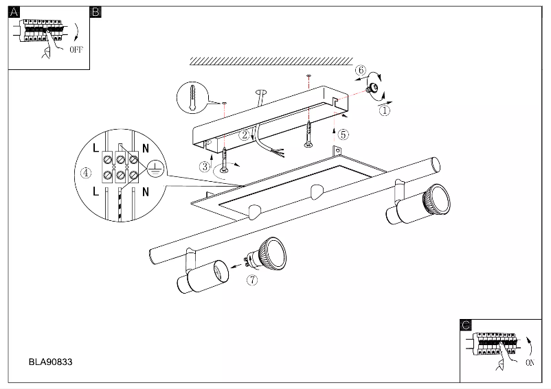 Page n°1 - Manuel utilisateur Eglo Eridan